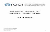 THE ROYAL AUSTRALIAN CHEMICAL INSTITUTE INC.