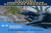 CUSP Columbia Journey Seminar CJS Syllabus 2020-2021
