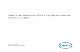 Dell UltraSharp U2417HWI User’s Guide