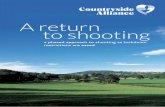 A return to shooting - Countryside Alliance