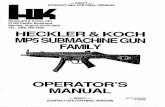 Heckler & Koch MP5 Submachine Gun Operator's Manual