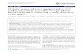 CASE REPORT Open Access Clinically suspected acute ...