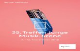 Magazin Treffen junge Musik-Szene 2018 - Berliner Festspiele