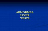 ABNORMAL LIVER TESTS