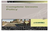 Complete Streets Policy - Pleasanton, California