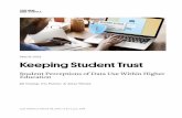 March 2021 Keeping Student Trust