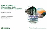 SNS HYSPEC (Beamline 14B) Technical Discussion