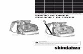 SHINDAIWA OWNER’S/OPERATOR’S MANUAL EB800 …
