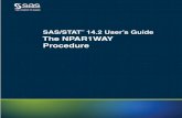 The NPAR1WAY Procedure - SAS