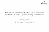 Assurance through the ISO27002 Standard and the US NIST ...