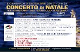 Concerto di Natale 2017 - comune.vigarano.fe.it