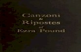 Canzoni; & Ripostes of Ezra Pound