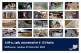 Self-supply acceleration in Ethiopia - MUS) Group