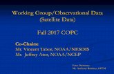 Working Group/Observational Data (Satellite Data) Fall ...