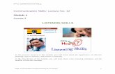 Communication Skills: Lecture No. 12