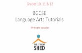 BGCSE Language Arts Tutorials