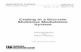 Coding in a Discrete Multitone Modulation System