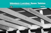 Western Lumber Span Tables - A.D. Moyer Lumber