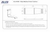 AL-87659 Staxi Medical Chair Cushion - ALCO Sales