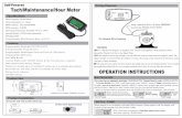 Self-Powered Wiring Diagram Tach/Maintenance/Hour Meter