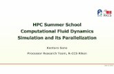 HPC Summer School Computational Fluid Dynamics …