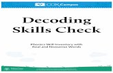Decoding Skills Check - Cox Campus
