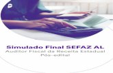 1 Simulado Final SEFAZ AL Auditor Fiscal da Receita ...
