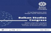 Balkan Studies Congress