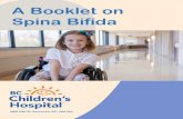 A Booklet on Spina Bifida Single Page - BC Children’s