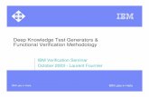 IBM Verification Seminar October 2003 - Laurent Fournier