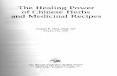 The Healing Power of Chinese Herbs and Medicinal Recipes