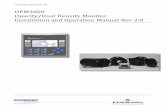 Manual: OPM3000 Opacity/Dust Density Monitor