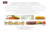 YOUR CULINARY JOURNEY AWAITS AT ROY’S CHANDLER