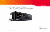 EDU34450A 5½-Digit Dual-Display Digital Multimeter
