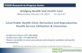 Bridging Health and Health Care