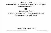 kritiku političke ekonomije umetnosti Notes for a Critique ...