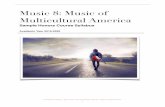 Music 8: Music of Multicultural America