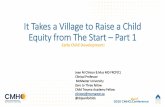It Takes a Village to Raise a Child Equity from The Start ...