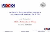A domain decomposition approach to exponential methods …