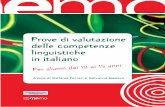 Prove di valutazione delle competenze linguistiche in italiano