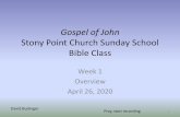 Stony Point Church Sunday School Bible Class