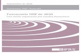 Taxonomía NIIF de 2020 - IFRS