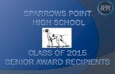 Class of 2014 Senior Award Recipients