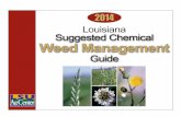 Louisiana Suggested Chemical Weed Management