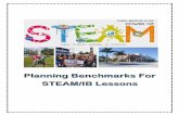 Planning Benchmarks Packet for Steam IB Lessons