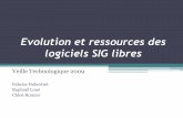 Evolution et ressources des logiciels SIG libres