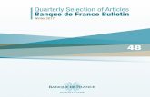 Quarterly Selection of Articles Banque de France Bulletin