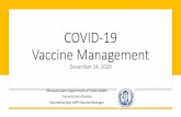 COVID-19 Vaccine Management - Mass.gov