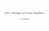 ATV- Design of Final Clarifiers
