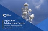 Supply Chain Reimbursement Program